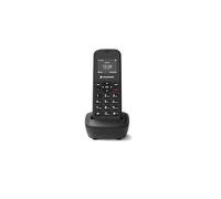 COCOMM DT100 teléfono inalambrico 4G Volte con SIM y Base de Carga, Formato DECT, Bluetooth, Uso residencial, Uso Profesional, móvil de fácil Funcionamiento, Color Negro