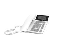 COCOMM F360 Teléfono Fijo con SIM, 4G, Bluetooth5, Volte, Botón SOS, Uso residencial, Uso Profesional, móvil de fácil Funcionamiento, Color Blanco