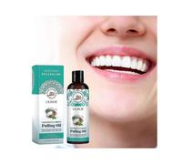 Coconut and Mint Whitening Tooth Extraction Oil, Alcohol-Free Mouthwash for Fresh Breath, White Teeth, and Healthy Teeth and Gums