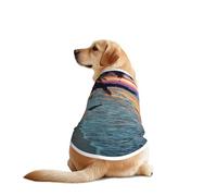 Coconut Beach - Chaleco para perro con estampado de hamaca, ropa divertida para mascotas, lavable a máquina, chaleco para perros medianos y grandes