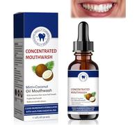Coconut Fresh Oil Pulling Mouthwash, Coconut Oil Pulling Mouthwash, Coconut Oil Pulling for Teeth, Coconut Pulling Oil for Teeth, Pulling Oil for Teeth and Gums, Fresh Breath (1)