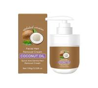 Coconut Hair Removal Cream, Coconut Oil Facial Hair Removal Cream for Sensitive Skin (1Pcs)
