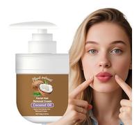 Coconut Oil Facial Hair Removal Cream for Women, Plant Extract Coconut Oil Hair Remover, Painless Face Hair Cream for Upper Lip Chin, Suitable for Sensitive Skin (1pcs)