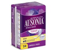 Ausonia Discreet Compresa Mini Pérdidas Orina Mujer 24 uds