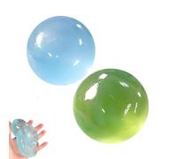 Coconut Oil Stress Ball, Coconut Oil Squishy, Handmade Coconut Oil Squishy Balls,Ultra-Soft Non-Sticky Slow (Blue + Green)