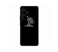 (Coconut Tree) For Honor 200 Lite Shockproof Case Linear Pattern Printing Tpu Phone Cover