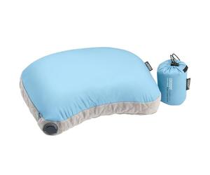 COCOON Air Core Hood/Camp Pillow, Azul Claro/Gris