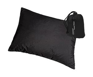 Cocoon Almohada de Viaje de Relleno sintético, 10 x 13 Pulgadas, Color Negro (Importado)