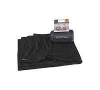 COCOON Manta de viaje Travel Blanket de lana merina/seda 180*140CM negro