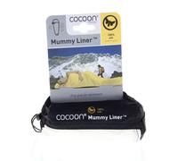 Cocoon Mummy Liner Saco de dormir de seda Talla única Blanco