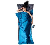 Cocoon Travel Sheet Saco de dormir de seda Talla única Azul claro