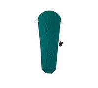 COCOON Saco de dormir interior Mummyliner de microfibra verde oscuro