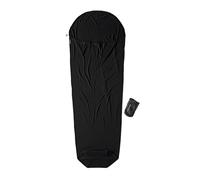 Cocoon Saco de Dormir Merino Mummy Liner - Lana Merino, Negro