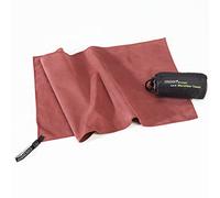 Cocoon Toalla de Viaje de Microfibra, Ultraligera, Extragrande, 150 x 80 cm, Color Rojo