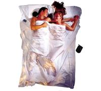 COCOON Travelsheet Double Rect - Unisex - Blanco - talla única- modelo 2026