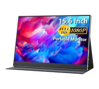cocopar Monitor Portátil 15.6 Pulgadas 1080P FHD 60Hz 85% sRGB Pantalla Portatil Extensible con Altavoces HDMI y USB-C,Segunda Pantalla para Laptop MacBook Surface PC Xbox PS5,VESA, con Funda