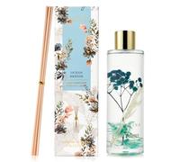 Cocorrína 430ml Ambientadores de Hogar, Brisa Marina, Difusor de Varillas, con 8 Varillas Fragancia de Hogar para Baño Dormitorio Decoración de Hogar