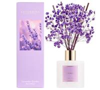 COCORRÍNA Juego de difusor de varillas de 200 ml, difusor perfumado de jardín de lavanda con varillas para el hogar, dormitorio, baño, sala de estar, decoración del hogar y la oficina