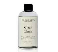 Cocorrína Recambio de difusor de varillas Clean Linen 200 ml, aceite perfumado para hogar, dormitorio, baño, oficina, decoración