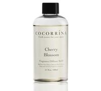 COCORRÍNA Recambio de fragancia de 200 ml con 8 varillas aromáticas, aroma de cereza de larga duración con aceites esenciales naturales, para salón, dormitorio y baño