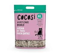 COCOSI Gourmet Fresh Food - Arena Lecho Vegetal de Tofu para Gatos, 6 L - 100 % Ingredientes Vegetales, Aglomerado Rápido, Sin Polvo, Biodegradable