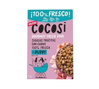 Cocosi Gourmet Fresh Food Puppy - Comida Natural Semi-Húmeda para Cachorros con Pescado, Pavo y Cerdo - 1 kg
