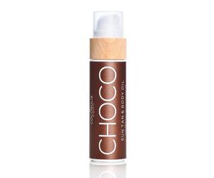 COCOSOLIS Choco Acelerador de Bronceado con Vitamina E, Locioacuten Bio Oil para un bronceado natural, Bronceadores Solares choco, Seis aceites naturales para una piel radiante, 110 ML.