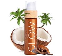 COCOSOLIS Glow Aceite Brillante - Hidratante Bio Oil - Brillo bronceador para rostro y cuerpo - Nuevo aroma de galletas (110 ml)