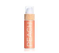 COCOSOLIS Peach Acelerador de bronceado - Aceite de bronceado orgánico con vitamina E y aroma a melocotón para un bronceado rápido e intenso, potenciador de bronceado para un bronceado intenso, loción