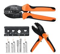 COCOSY 3.ª Gen. 2026 Pinza de Crimpado Solar de Ratatón Solar 2.5-10mm² Pinza de Crimpado de 2.5mm² 4mm² 6mm² 10mm² (AWG 14-8) para Sistemas PV Pinza Precisión para Conectores Solares y Cables Solares