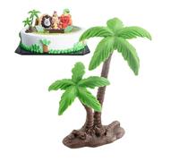 cocotero, decoración de la torta de Palmera - Encantador Topper de Cupcake,Decoración de la torta, Árbol modelo de Construcción, modelo de paisaje para exterior, hogar, jardín