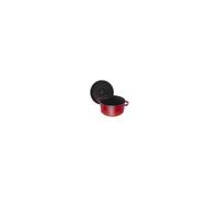 Cocotte Redonda Staub De Hierro Fundido Esmaltado 28 Cm, Rojo Cereza, 6,7 L Con Tapa Hermética Auto-bastante