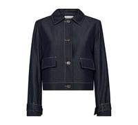 Co'Couture - Chaqueta vaquera Boxy Fit Crop Style - Jackets - Mujer - Azul - L -
