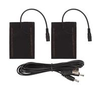 COCOYUEMA Almohadillas Térmicas de Fibra de Carbono para Guantes, Alimentadas por USB, Portátiles, Calentadores de Manos Eléctricos Suaves para Uso en Invierno, Calentamiento