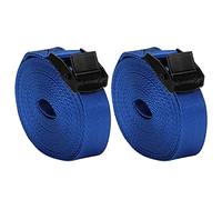 COCOYUEMA Correas de amarre de 2 uds., bandas de flejado resistentes de color marino con hebillas de aleación de Zinc (3 metros)