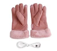 COCOYUEMA Guantes eléctricos de calefacción USB Control térmico mantener calientes guantes de manos de algodón para uso en invierno