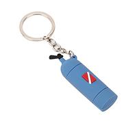COCOYUEMA Mini Llavero de PVC con Tema de Buceo, Llavero único con Forma de Cilindro de Aire, Regalo (Azul)