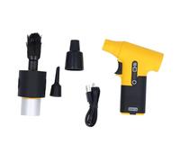 COCOYUEMA Mini soplador Jet Dry de 120000 RPM con carga USB, portátil, de mano, con turbocompresor para refrigeración, ideal para acampar y para el coche. (Amarilla)