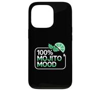 Cóctel 100% Mojito Mood Lime Mint Carcasa para iPhone 13 Pro