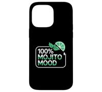 Cóctel 100% Mojito Mood Lime Mint Carcasa para iPhone 14 Pro MAX