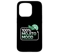 Cóctel 100% Mojito Mood Lime Mint Carcasa para iPhone 15 Pro