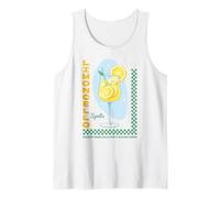 Cóctel Retro Limoncello Spritz, Bebida de Verano con rodajas de limón Camiseta sin Mangas