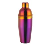 Coctelera de Acero Inoxidable, Set Di Shaker For Cocktail In Acciaio Inossidabile Da 750 Ml, Strumenti Barista, Pestello Moijto,18 Pezzi(Marron)
