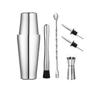 Coctelera de Acero Inoxidable/Vidrio Coctelera Profesional De Acero Inoxidable For Barman, Copa Vino, Mezclador Cócteles, Martini, Juego Barra(6pcs 750x600)
