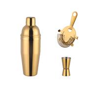Coctelera de Acero Inoxidable/Vidrio Set Di Shaker For Cocktail In Acciaio Inossidabile Da 750 Ml, Strumenti Barista, Pestello Moijto,18 Pezzi(Or)