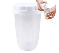 Coctelera de azúcar en polvo y canela Sh´ - PP 7 x 11,4 cm de malla fina con tapa para harina, cacao, bicarbonato de sodio, almidón de maíz y sùgar vertido | Dispensador de acero inoxidable para