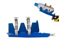 Coctelera de pintura en aerosol, con cinturones de doble fijo, suministros de jardín de acero inoxidable, accesorio para cocteles, salsas, al aire, garaje, pared, casa, apartamentos