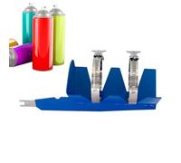 Coctelera De Pintura - Mezcladora De Latas De Aerosol De Acero Inoxidable | Mezclador De Pintura Para Alternativa, Herramienta De Correa De Fijación Doble, Latas De Aerosol De 2-3 Pulgadas, Mez