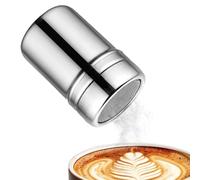 Coctelera Y Plumero De Acero Inoxidable - Botella Rociadora De Malla Fina Para Cacao, Azúcar, Harina Especias - Draga Profesional Para Café Con Leche, Hornear Y Cocinar - Coctelera Dur