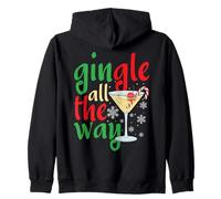 Cócteles Gingle All The Way Gin Divertidos Navidad Sudadera con Capucha